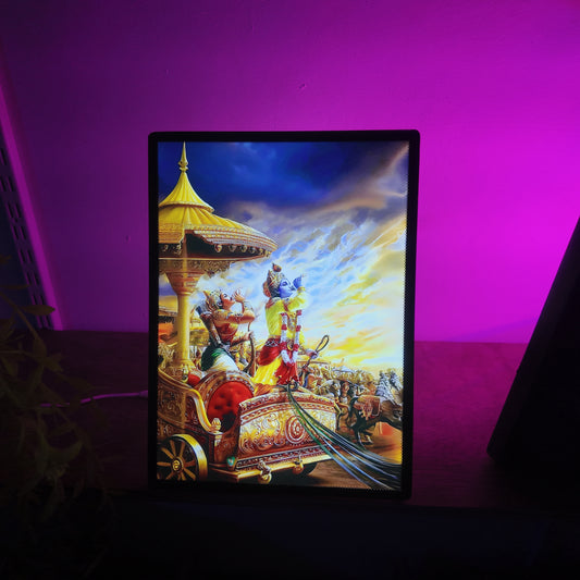 Shri Krishna LED Frame