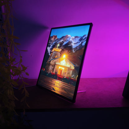 Kedarnath Mandir LED Frame