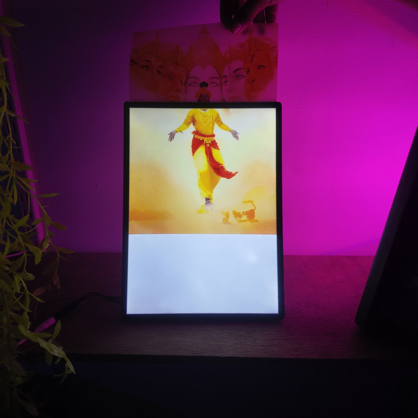 Shri Krishna LED Frame