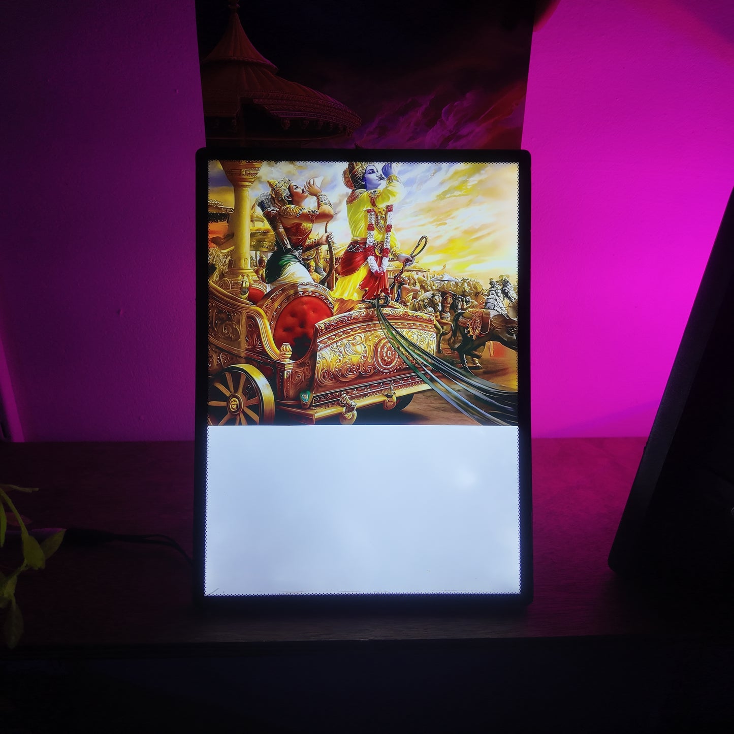 Shri Krishna LED Frame